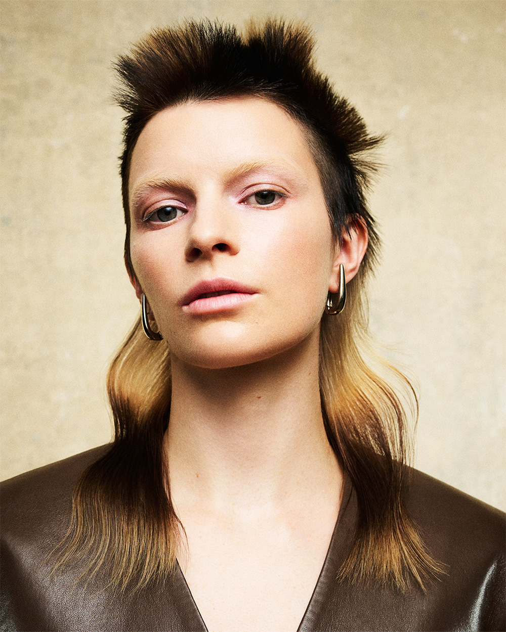 Dark Brunette and Blonde Spiky Mullet Haircut – Lucia Siero Hernandez – BHA London Hairdresser of the Year 2026 Finalist Collection